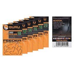 Guru LWG Feeder Special Spade End Barbed Hooks